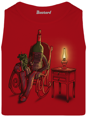 Nagyapa, mondd el férfi trikó Red