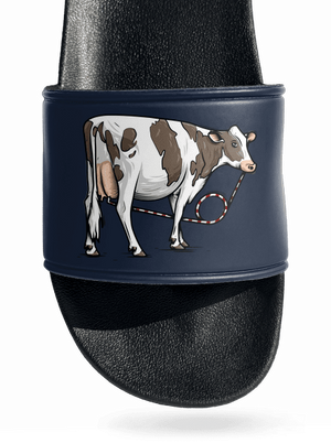 Cow drink papucs Navy