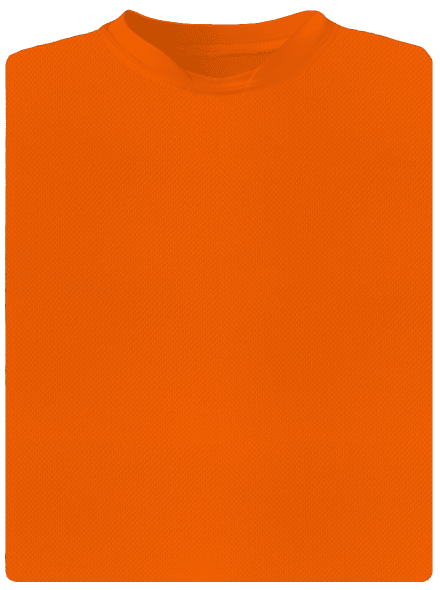 Nyomtatás nélkül gyerek sport póló Neon Orange