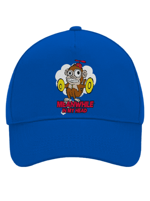 Monkey in my head baseballsapka Bright Royal