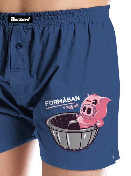 Formában férfi alsó nadrág Blue
