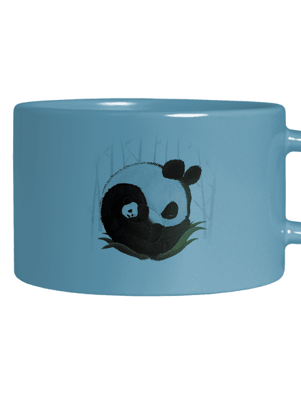 Két alvó panda macaron bögre Blue Macaron