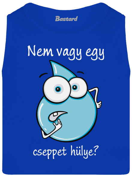 Nem vagy egy cseppet hülye? férfi trikó Royal Blue