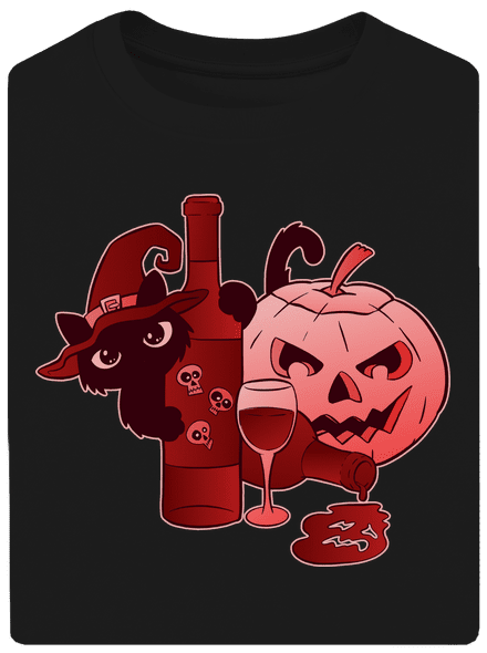 Hello wine unisex túlméretezett póló Black