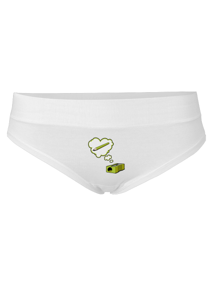 Ceruza és hegyező női bugyik White