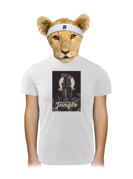 Back to the jungle gyerek sport póló White