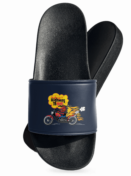 Highway to hell papucs Navy