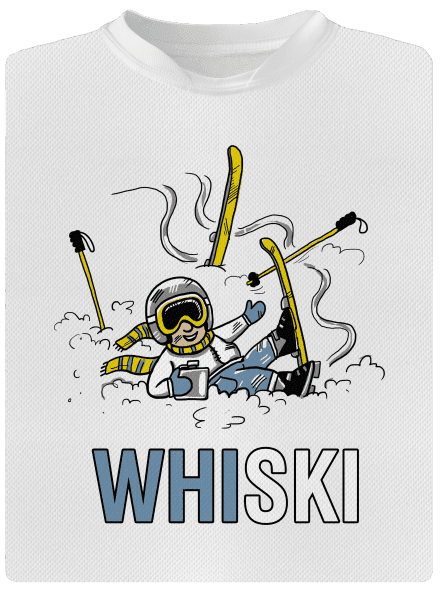 Whiski gyerek sport póló White