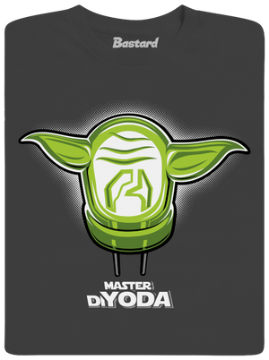 Master DiYoda férfi hosszú ujjú póló Dark Grey