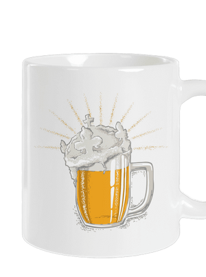 Sörkirály hagyományos bögre White