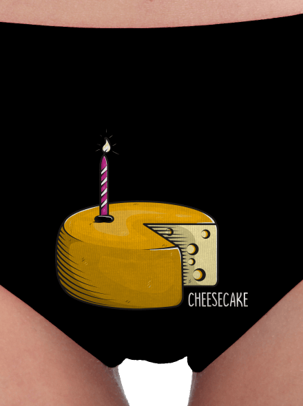 Cheese cake női bugyik Black