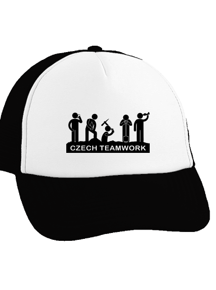 Czech Teamwork teherautós sapka Black cap