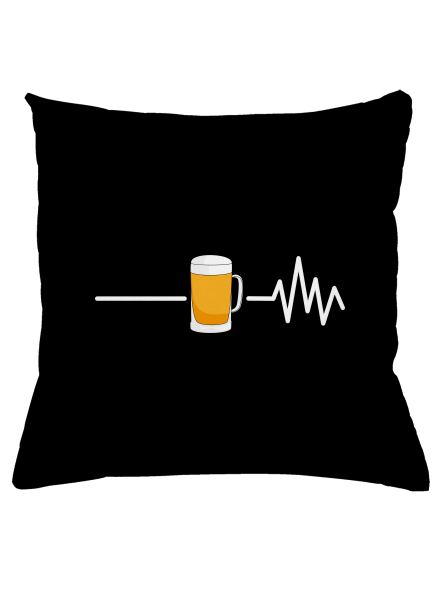 Beer help párna Black