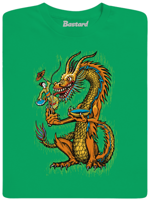 Hungry dragon gyerek póló Kelly Green