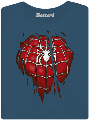 Spider inside prémium női póló Petrol Blue