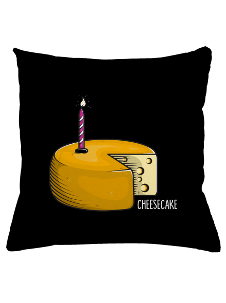 Cheese cake párna Black