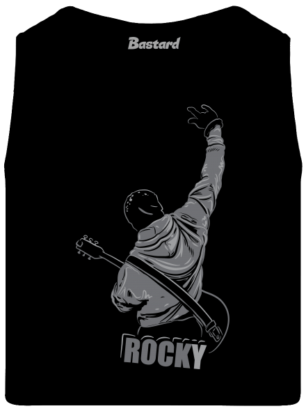 Rocky férfi trikó Black