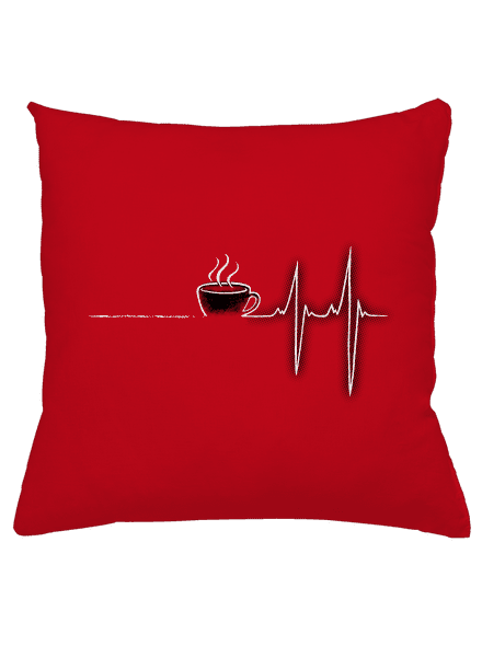Coffee help párna Red