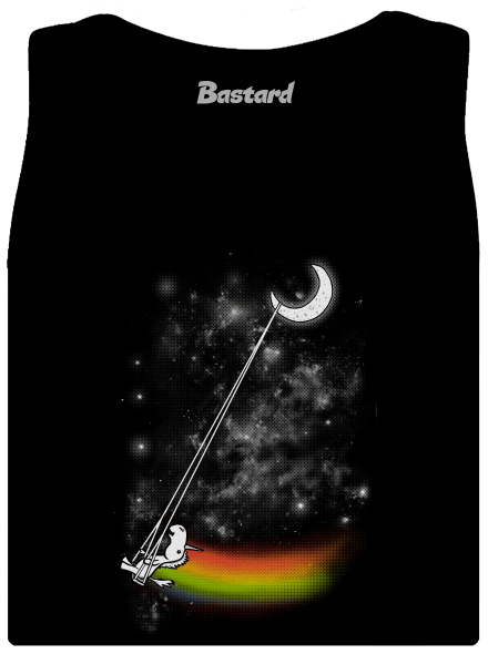 Unicorn universe klasszikus női trikó Black