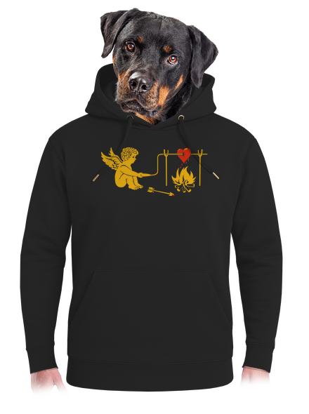  unisex prémium pulóver Dark Black