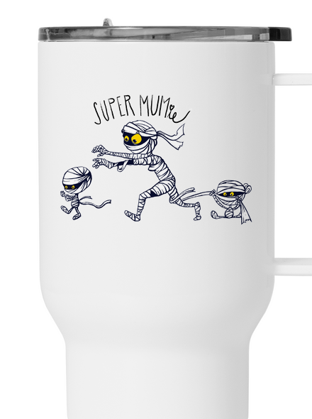 Super mumie termosz bögre White