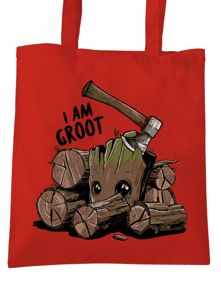 I Am Groot táska Bright Red