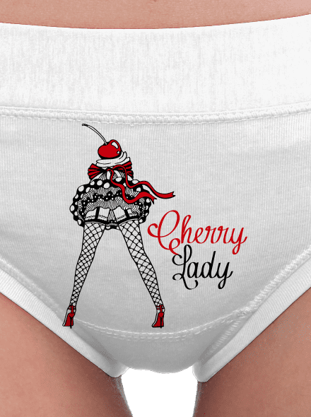 Cherry Lady női bugyik White