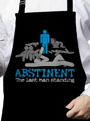 Absztinens kötény Black