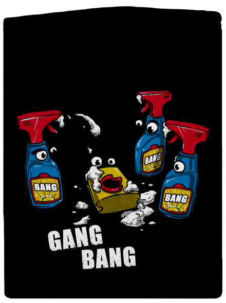 Gang bang cipzáras női pulóver Black