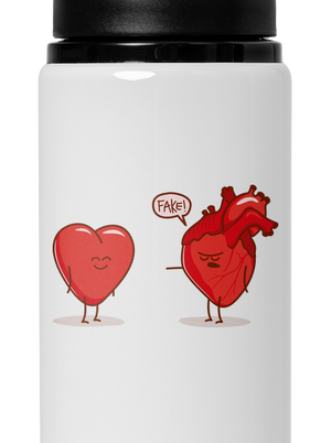 Szívügyek kulacs White