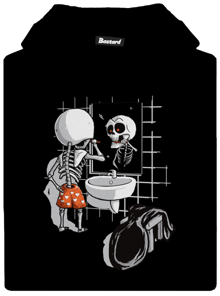 Jó reggelt kívánok gyerek kenguruzsebes pulóver Black