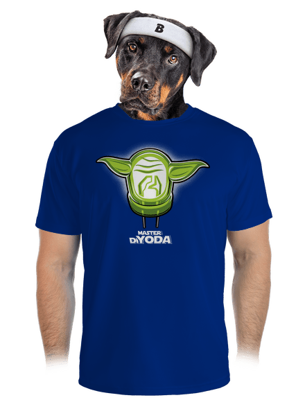 Master DiYoda férfi sportpóló Royal Blue Mal