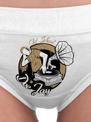Old School DJ női bugyik White