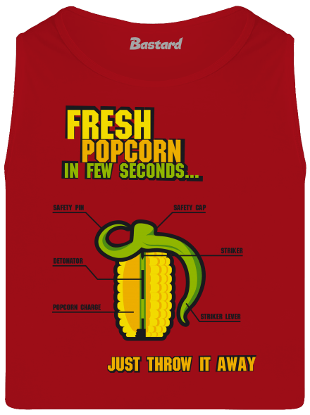 Popcorn grenade férfi trikó Red