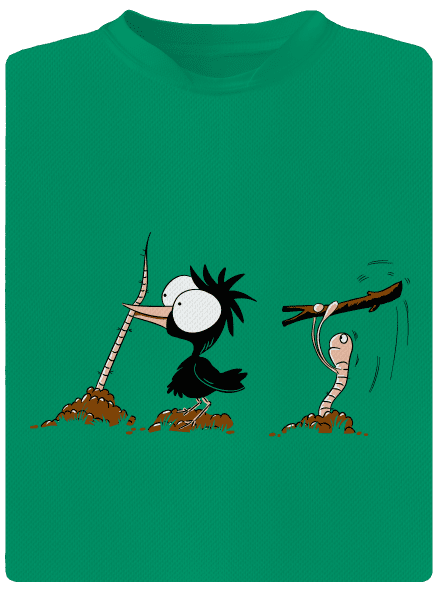 Vigyázz melyik végét fogod gyerek sport póló Kelly Green Mal