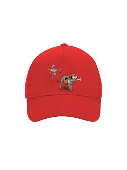 Csontváz baseballsapka Classic Red