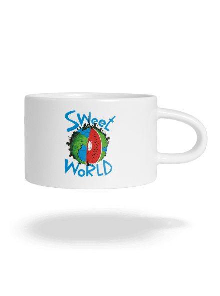 Sweet world macaron bögre White
