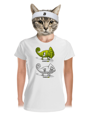 ChameleON ChameleOFF női sportpóló White