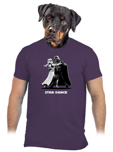Star dance férfi póló Urban Purple