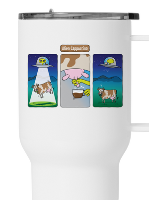 Alien Cappuccino termosz bögre White