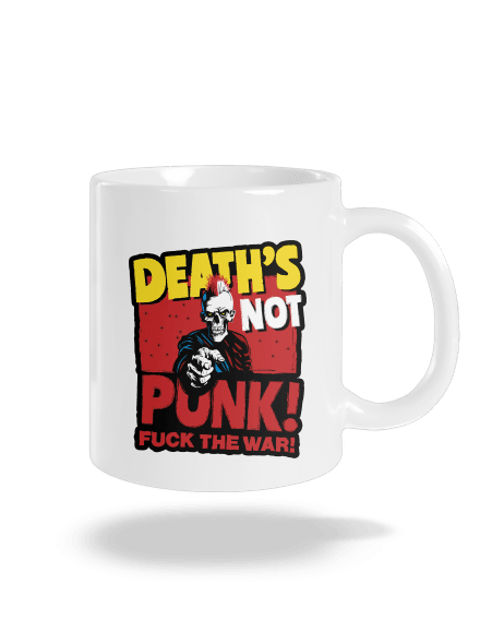 Death's not punk hagyományos bögre White