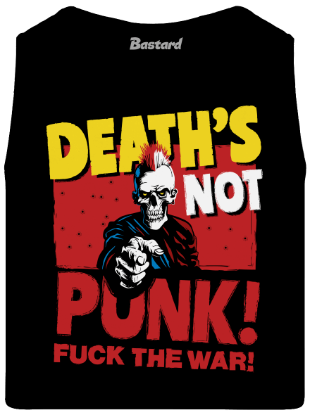Death's not punk férfi trikó Black