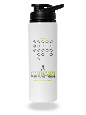 Space Invaders kulacs White