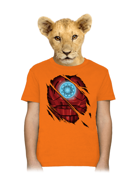 Ironman gyerek póló Orange