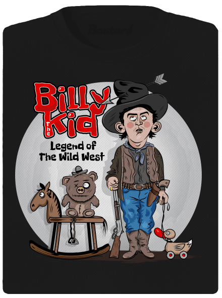 Billy The Kid női sportpóló Black