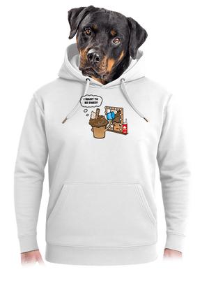 Sweet muffin unisex prémium pulóver Snowwhite