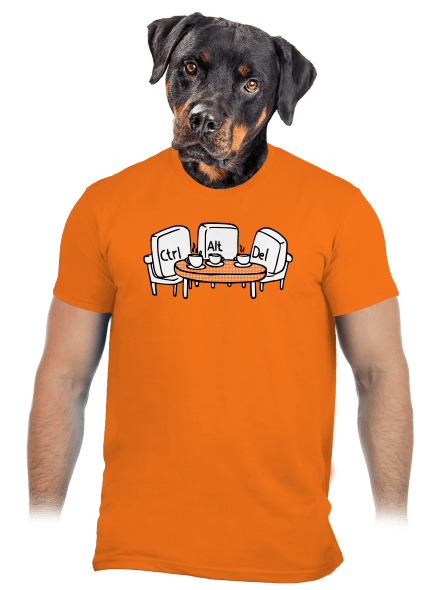 Elválaszthatatlan haverok férfi póló Orange