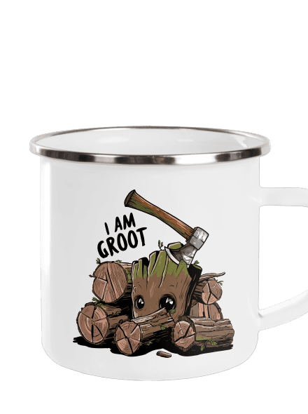 I Am Groot pléhbögre White