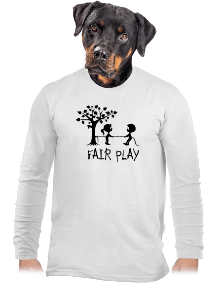 Fair play férfi hosszú ujjú póló White
