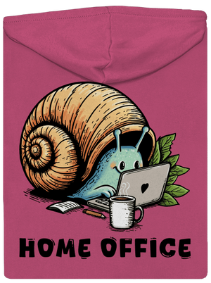 Sneka home office cipzáras női pulóver Magenta